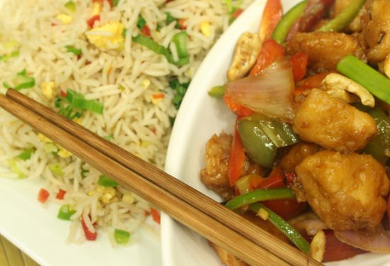 Chicken Cashew Nuts With Fried Rice Recipe