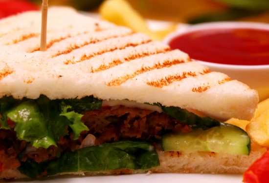 Chapli kabab Sandwich