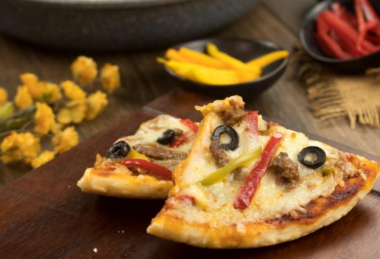 Pizza On Pan (Without Oven) Recipe