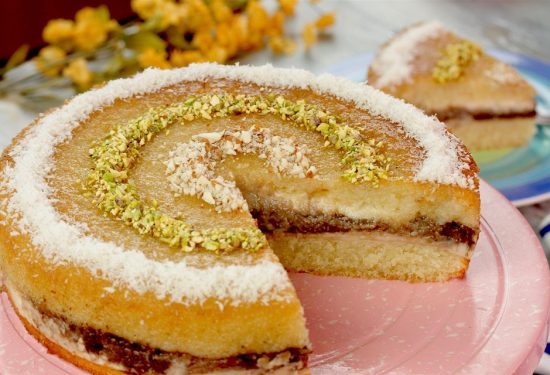 Basbousa (Semolina Cake) Recipe