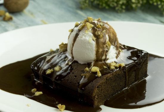 Sizzling Chocolate Brownie With Ice Cream Recipe