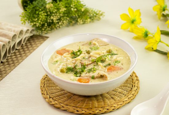 Creamy Chicken Noodles Soup Recipe