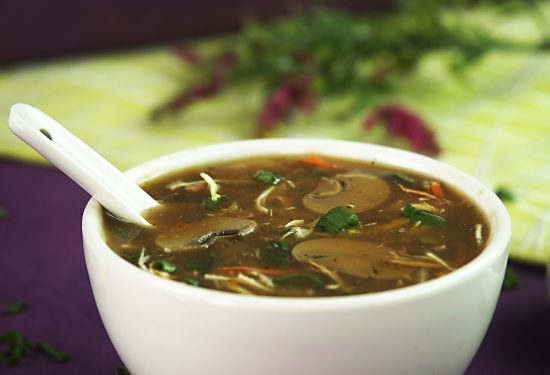 Hot and Sour Chicken Mushroom Soup Recipe