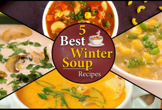 5 Best Soup Recipes | Chicken Noodle Soup | Chicken Soup | Cream Of Mushroom Soup