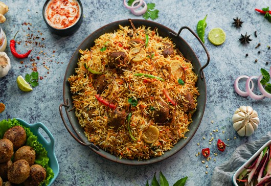 Gola Kabab Biryani Recipe