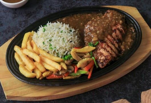 Chicken Sizzler With Herbed Rice Recipe