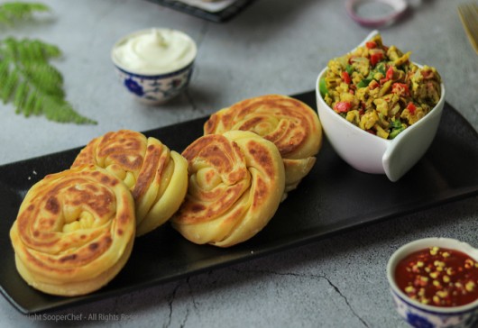Bun Parotta With Omelette Recipe (Sehri Recipe)