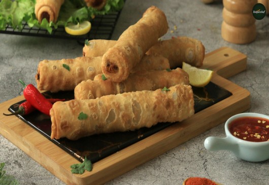 Potato Samosa Rolls Recipe (Iftar Recipes)
