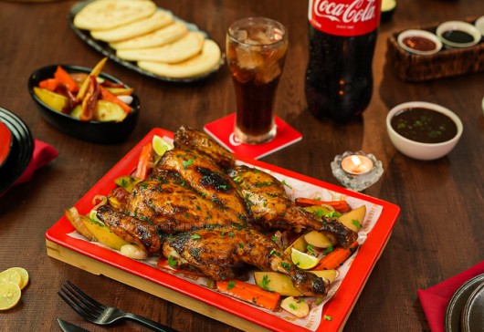 Coca-Cola Butterflied Chicken With Pita Bread Recipe