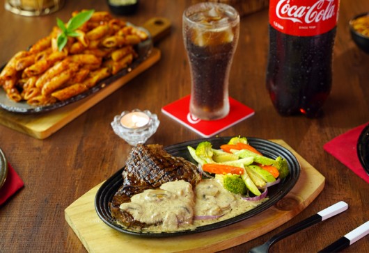Coca-Cola Beef Steak with Penne Pasta