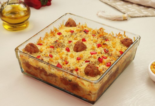 Macaroni Casserole with Kofta Recipe