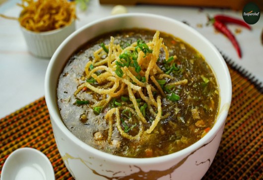 Manchow Soup Recipe  With Crispy Noodles