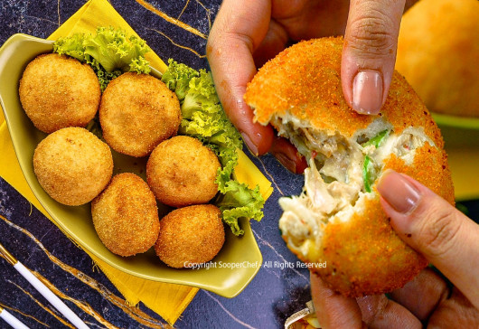 Chicken Bread Balls Recipe by SooperChef