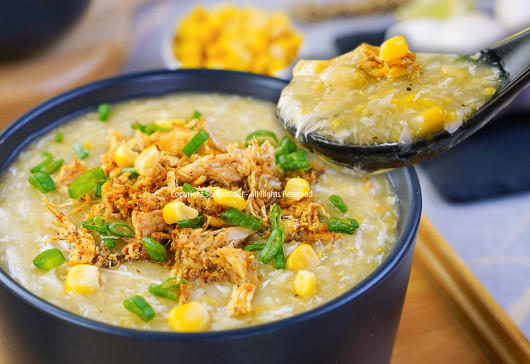Chicken Tikka Corn Soup Recipe by SooperChef