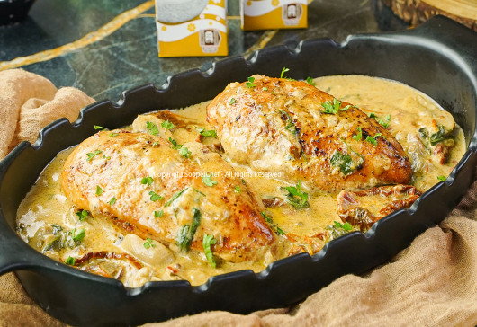 Creamy Tuscan Chicken Recipe by SooperChef