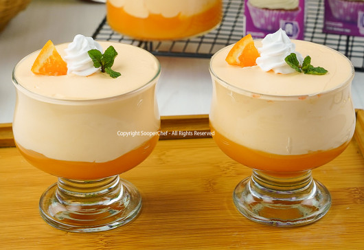 Orange Mousse Dessert Recipe by SooperChef
