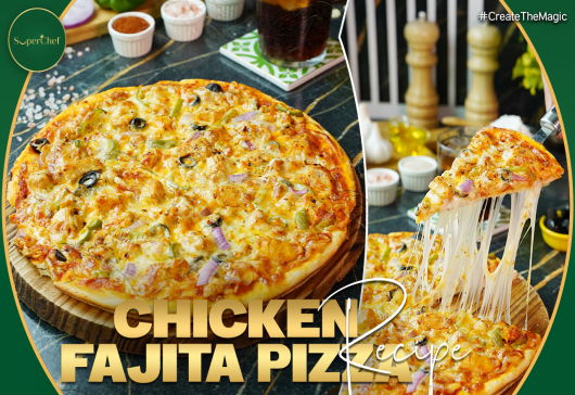 Chicken Fajita Pizza Recipe by SuperChef