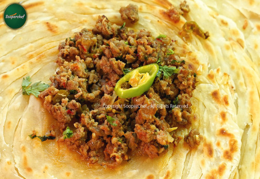 Tawa Keema & Flaky Lachha Paratha Recipe