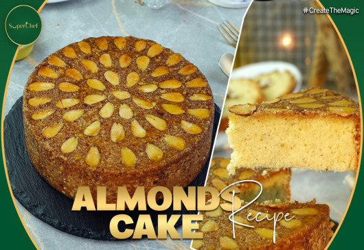 Bakery Style Almond Cake Recipe