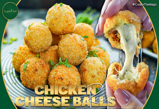 Crispy Chicken Veggie Cheese Balls Recipe