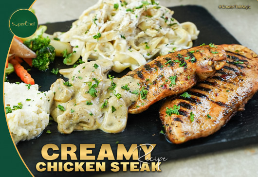 Creamy Chicken Steak Recipe