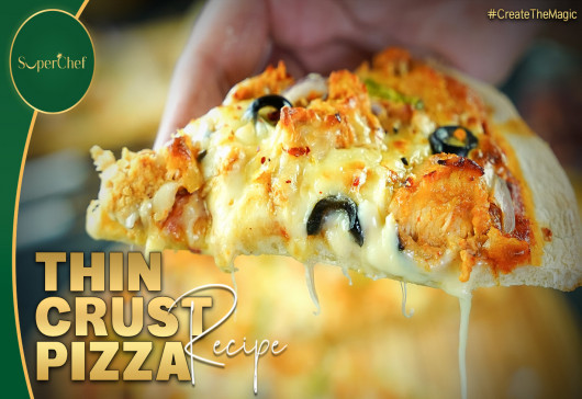 Thin Crust Chicken Tikka Pizza Recipe