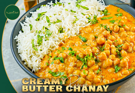 Creamy Butter Chanay Recipe