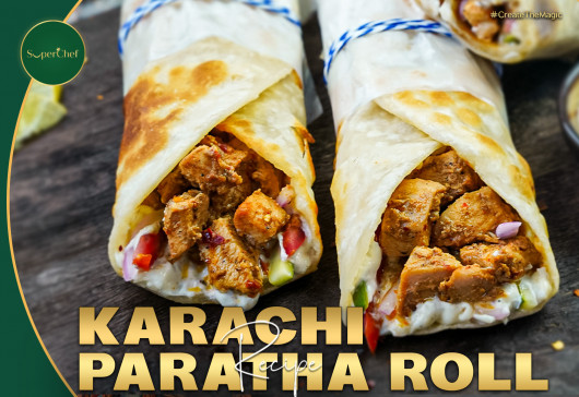 Karachi Paratha Roll Recipe