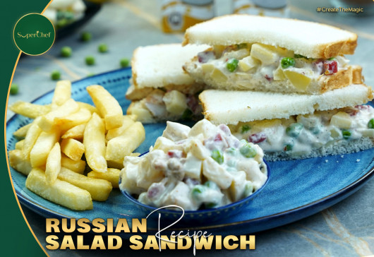 Russian Salad Sandwich Recipe