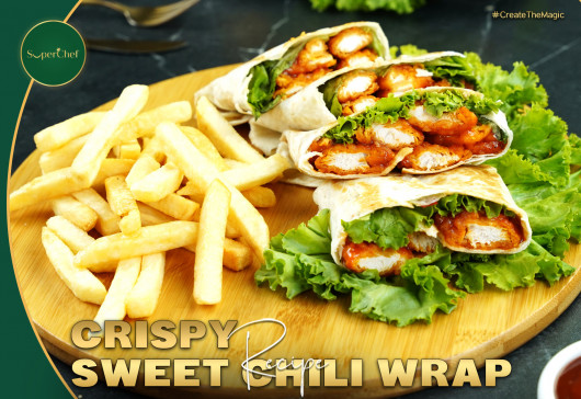 Crispy Sweet Chili Chicken Wrap Recipe