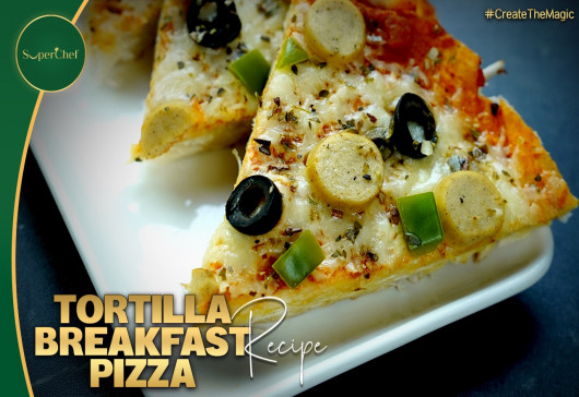 Tortilla Breakfast Pizza Recipe