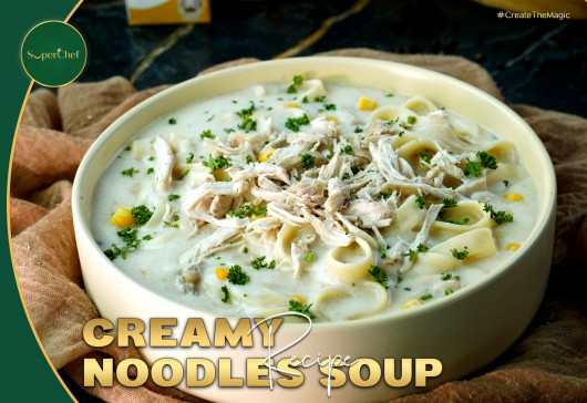 Creamy Noodles Soup Recipe