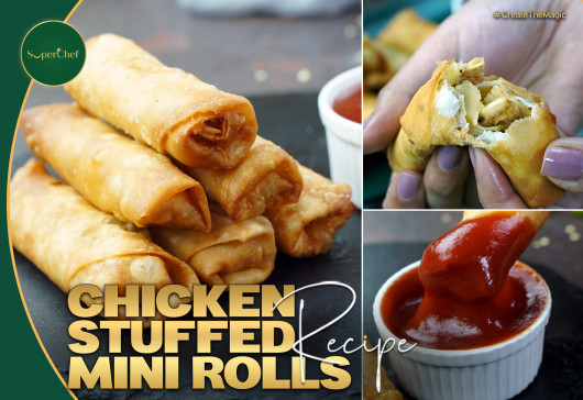 Chicken Stuffed Mini Rolls Recipe