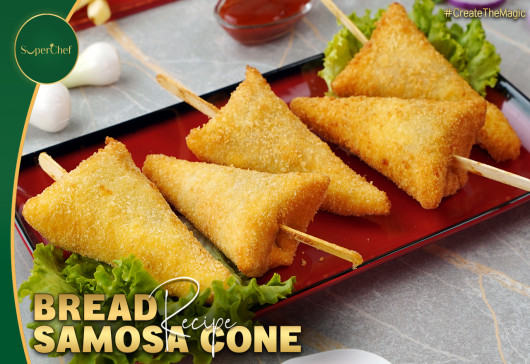 Bread Samosa Cone Recipe