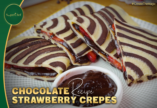 Chocolate Strawberry Crepes Recipe