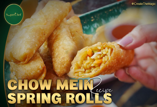 Chow Mein Spring Rolls Recipe