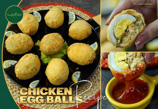 Crispy Chicken Egg Balls Recipe