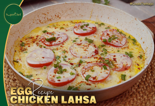 Egg Chicken Lahsa Recipe