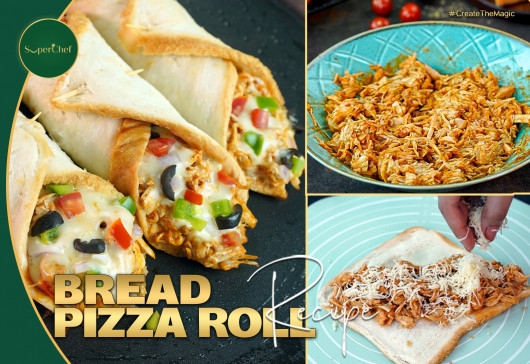 No Bake Bread Pizza Roll Recipe