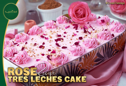 Rose Tres Leches Cake Recipe