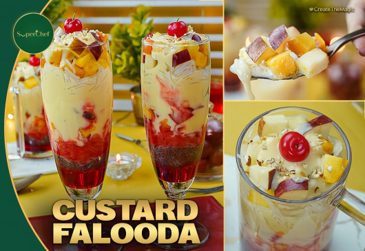 Custard Falooda Recipe