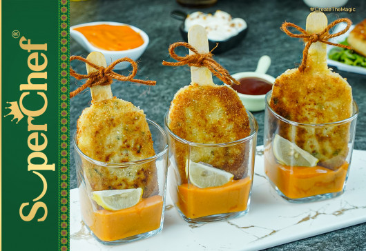 Chicken Cheese Popsicles Recipe