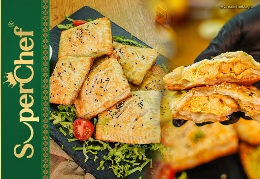 Creamy Tikka Stuffed Puff Pastry Recipe