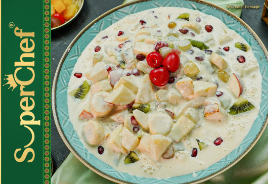Mexican Style Creamy Fruit Chaat Recipe